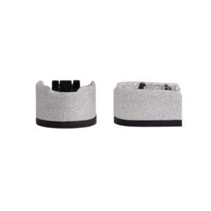 Flat Heels 1" - Glitter Silver