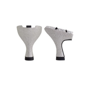 Stiletto Heels 3" - Glitter Silver